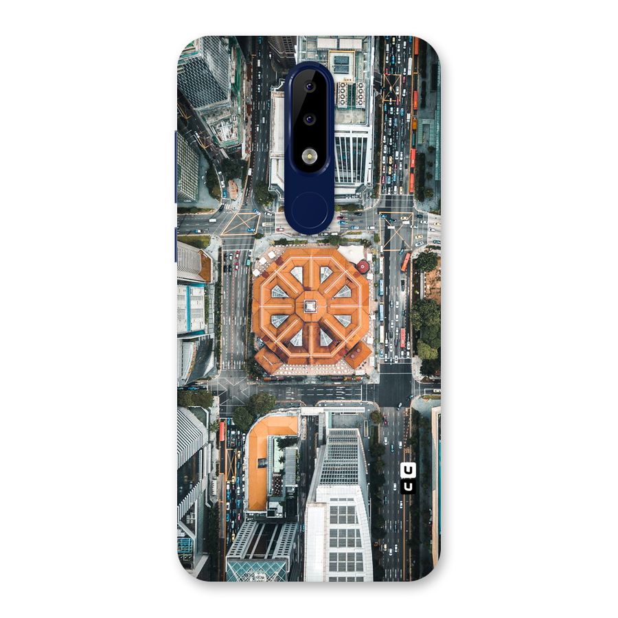 Orange Dome Back Case for Nokia 5.1 Plus