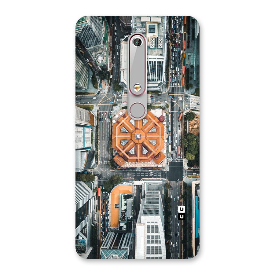 Orange Dome Back Case for Nokia 6.1