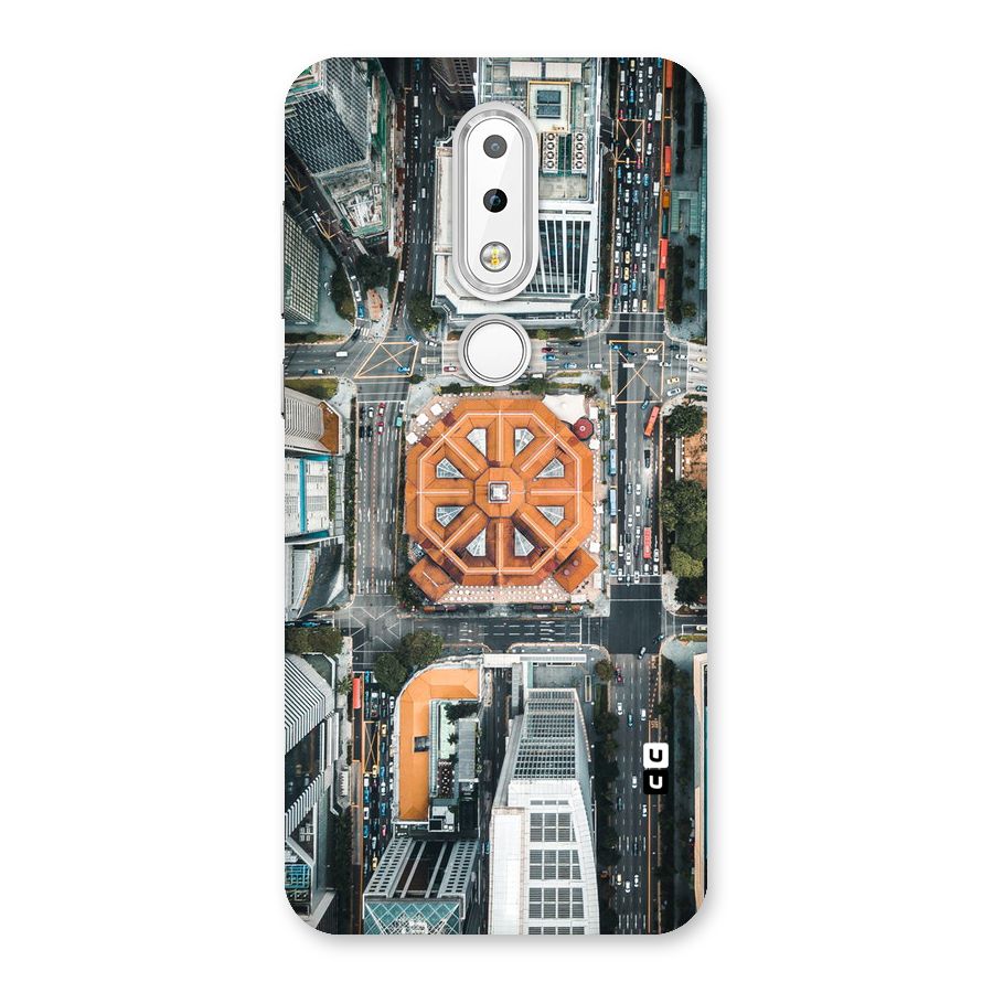 Orange Dome Back Case for Nokia 6.1 Plus