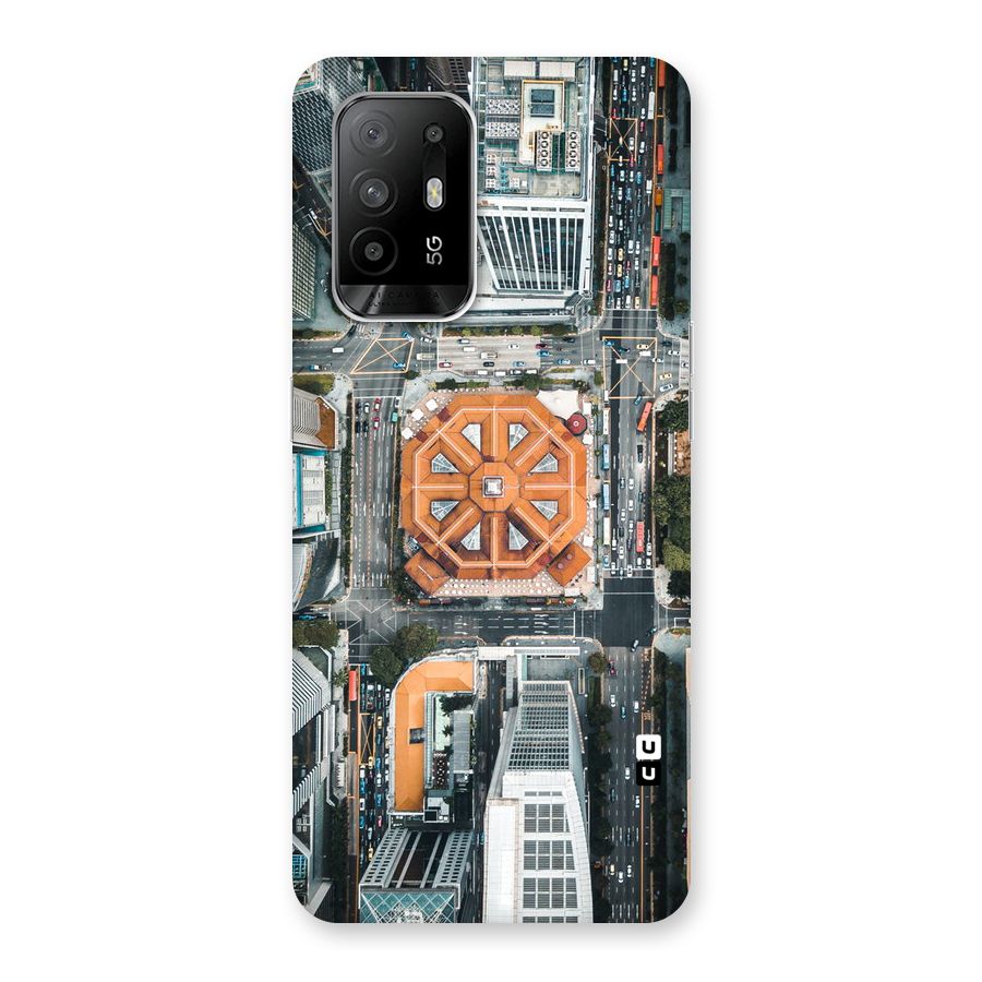 Orange Dome Back Case for Oppo F19 Pro Plus 5G