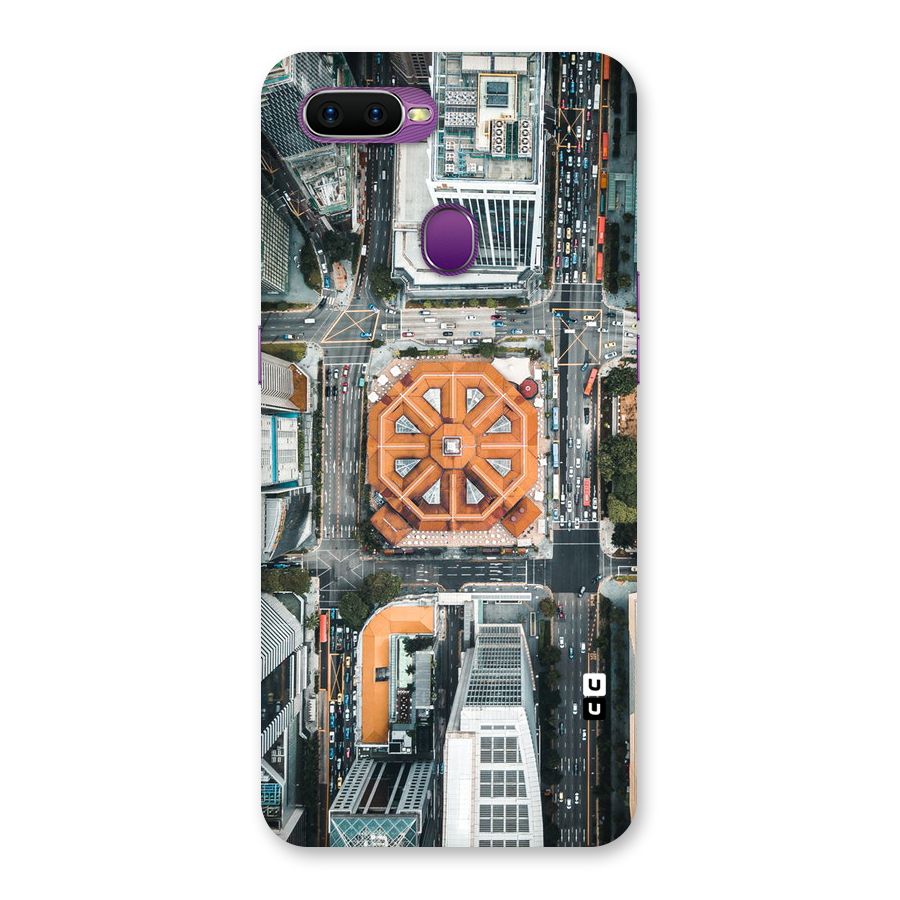 Orange Dome Back Case for Oppo F9