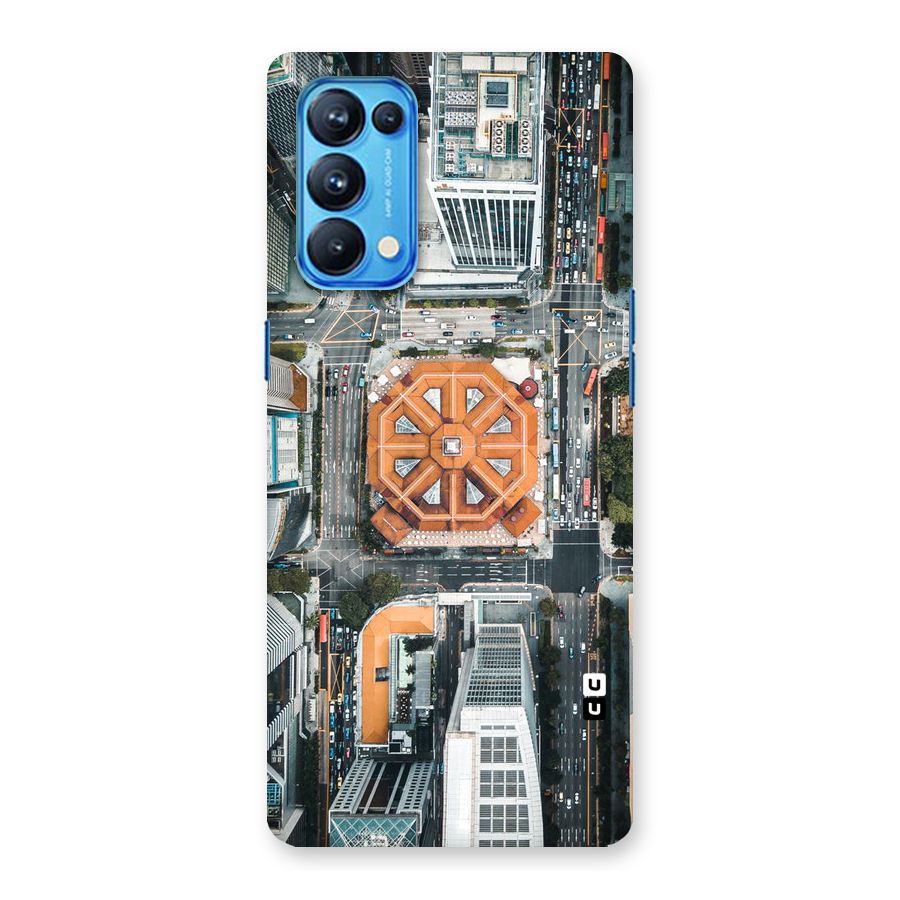 Orange Dome Back Case for Oppo Reno5 Pro 5G
