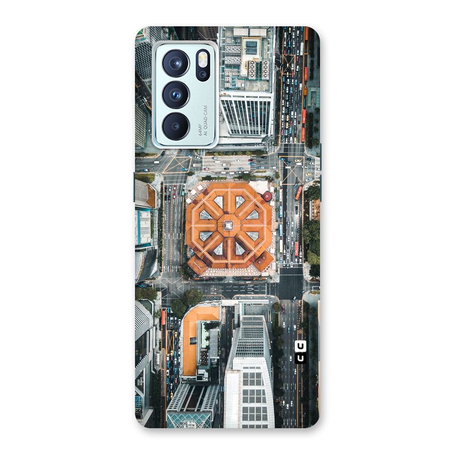 Orange Dome Back Case for Oppo Reno6 Pro 5G