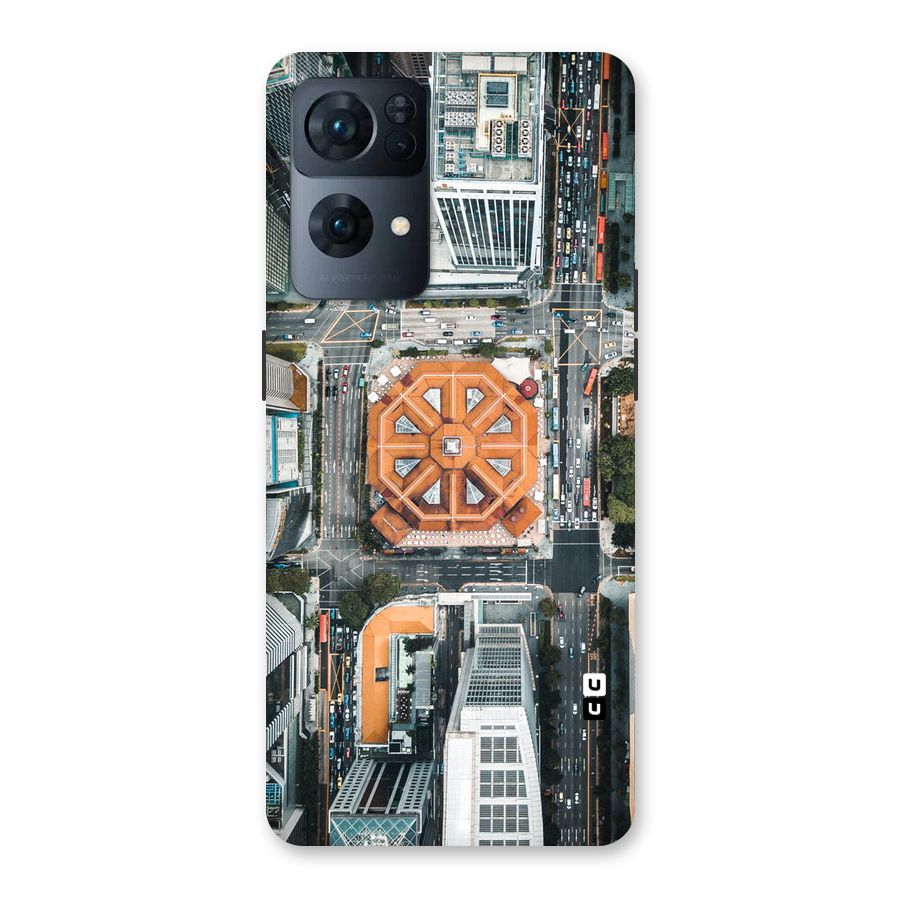 Orange Dome Back Case for Oppo Reno7 Pro 5G