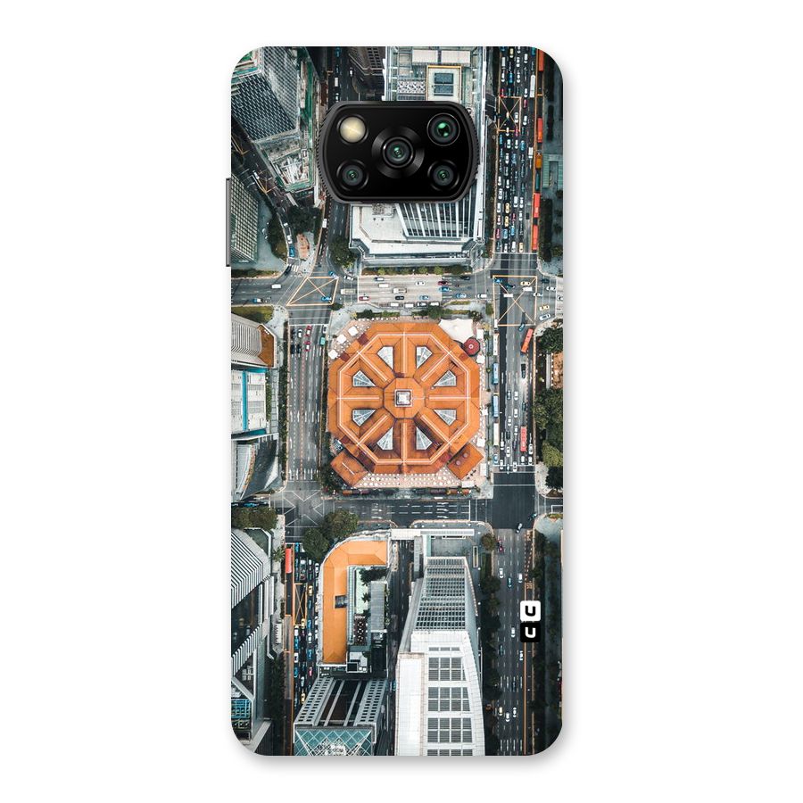 Orange Dome Back Case for Poco X3
