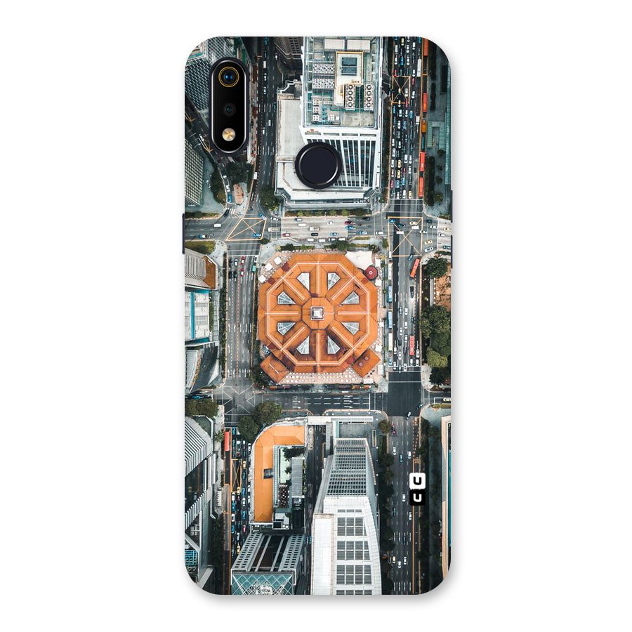 Orange Dome Back Case for Realme 3i