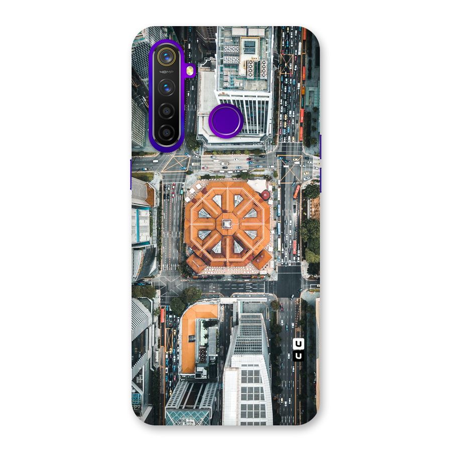 Orange Dome Back Case for Realme 5 Pro