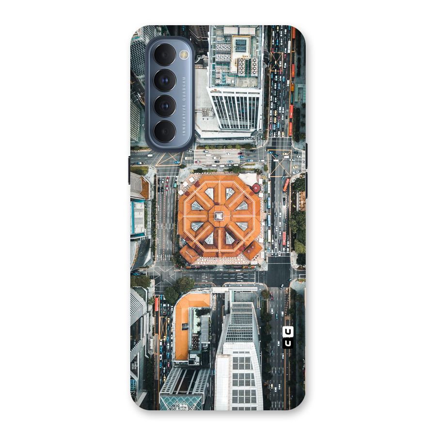 Orange Dome Back Case for Reno4 Pro