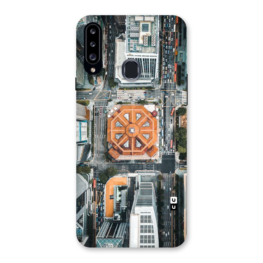 Orange Dome Back Case for Samsung Galaxy A20s