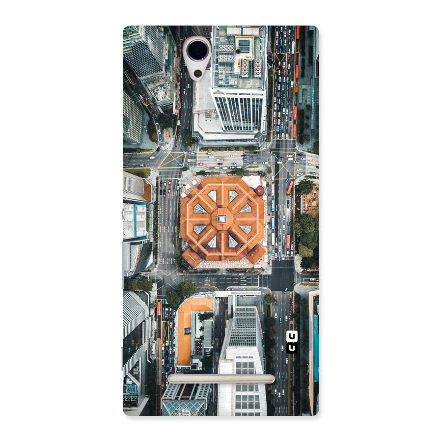 Orange Dome Back Case for Sony Xperia C3
