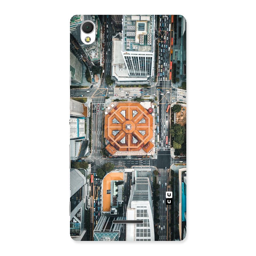 Orange Dome Back Case for Sony Xperia T3
