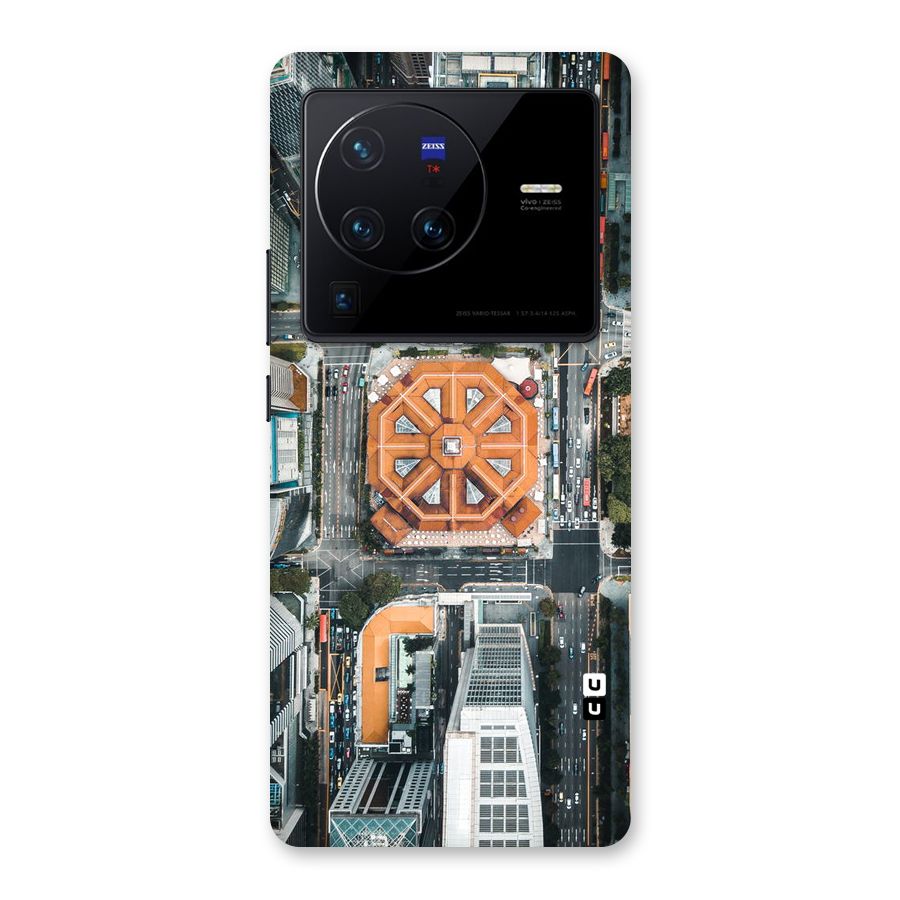 Orange Dome Back Case for Vivo X80 Pro