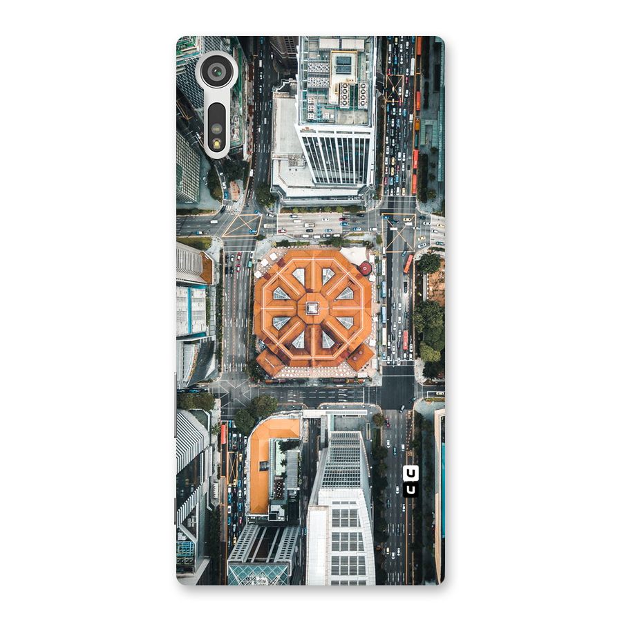 Orange Dome Back Case for Xperia XZ