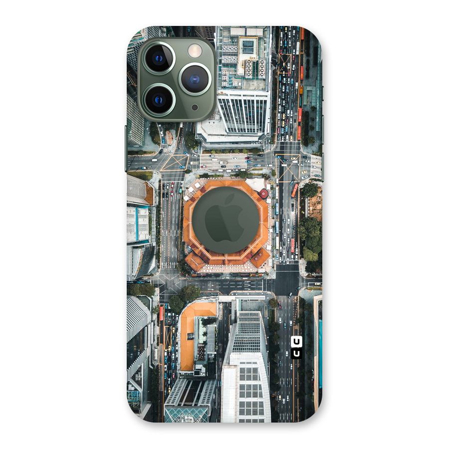 Orange Dome Back Case for iPhone 11 Pro Logo  Cut