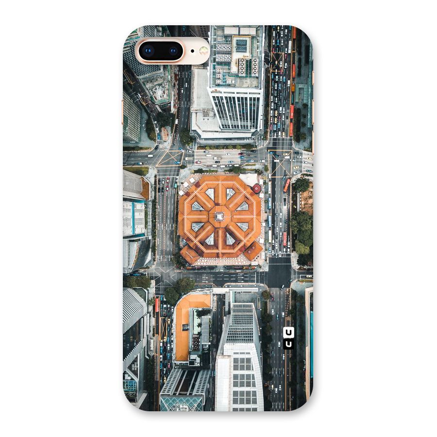 Orange Dome Back Case for iPhone 8 Plus