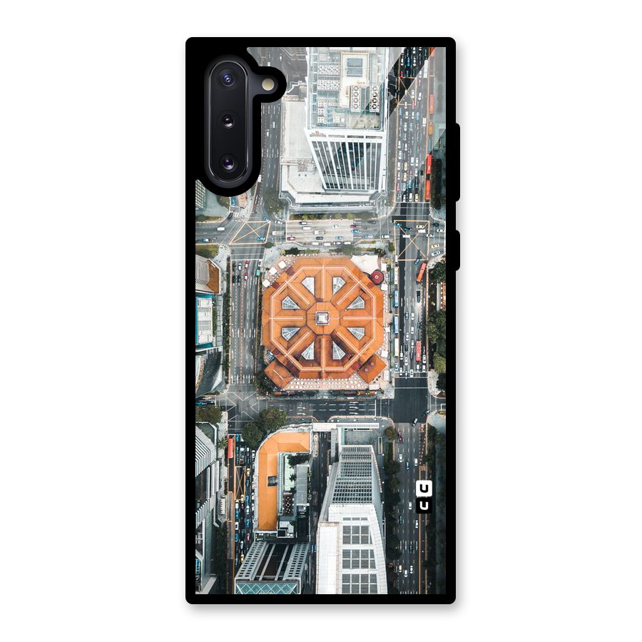 Orange Dome Glass Back Case for Galaxy Note 10