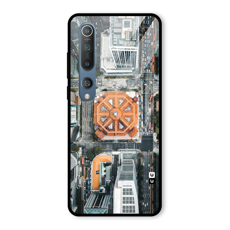 Orange Dome Glass Back Case for Mi 10