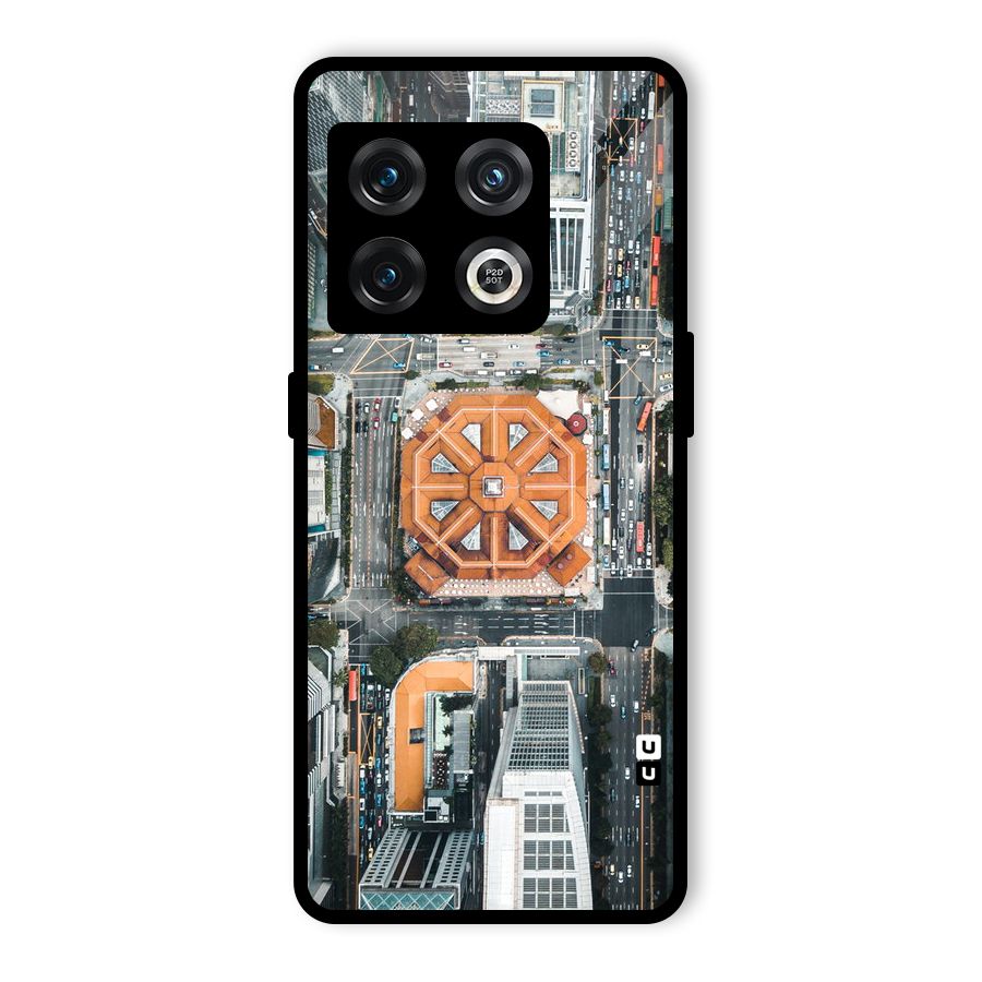 Orange Dome Glass Back Case for OnePlus 10 Pro 5G