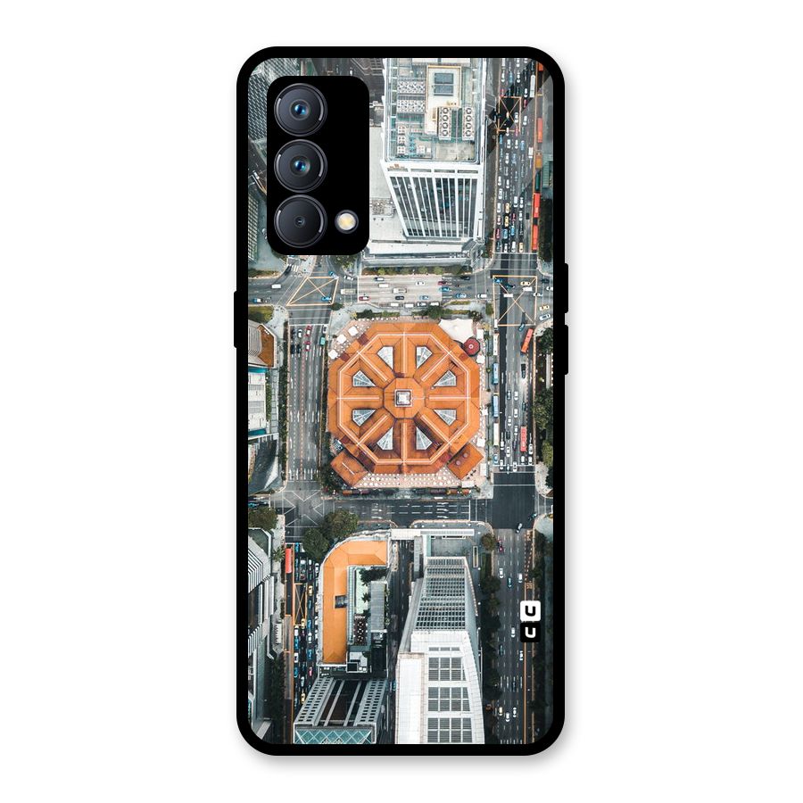 Orange Dome Glass Back Case for Realme GT Master Edition