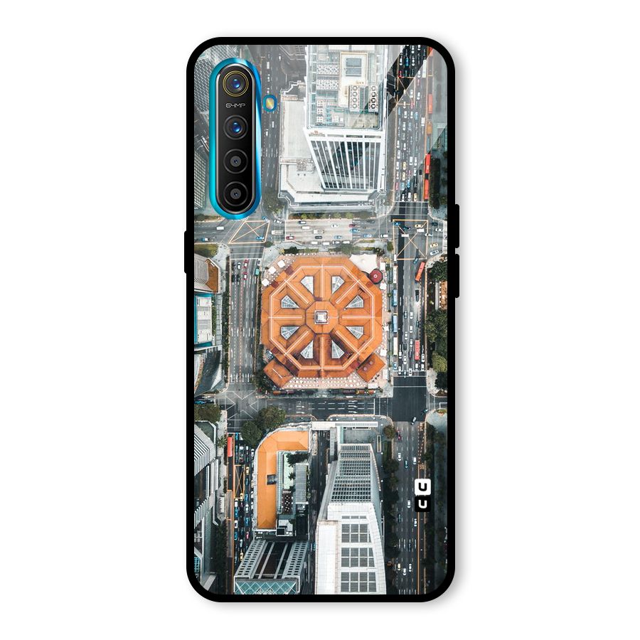 Orange Dome Glass Back Case for Realme X2