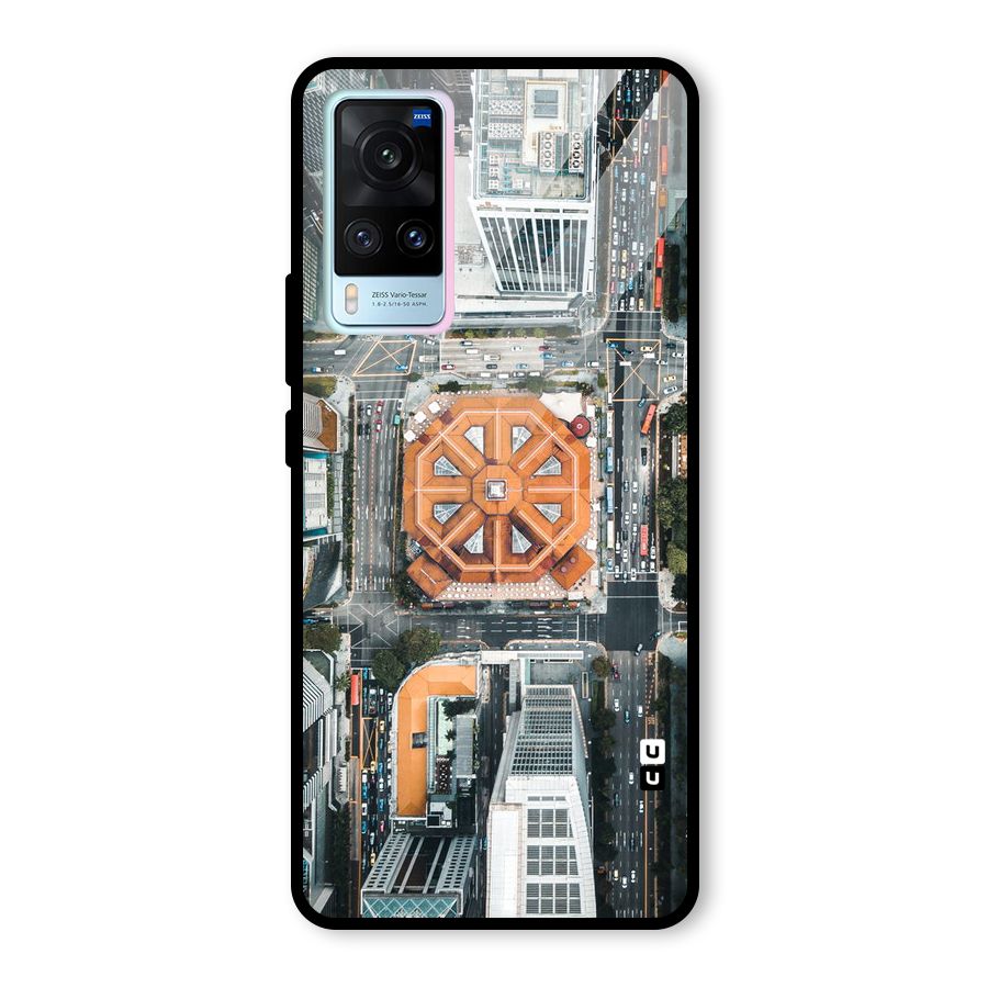 Orange Dome Glass Back Case for Vivo X60