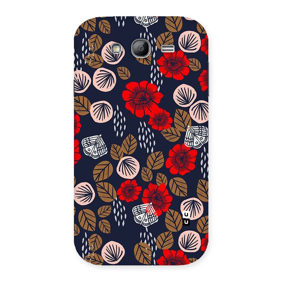 Orange Flora Back Case for Galaxy Grand