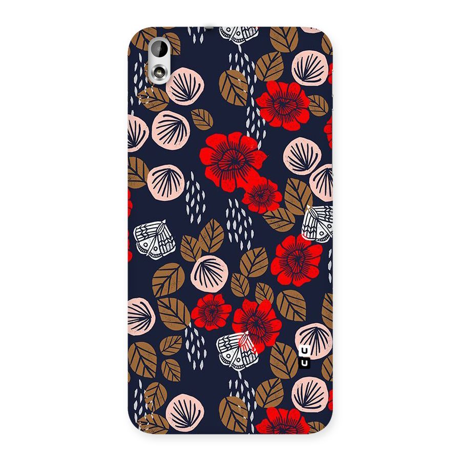 Orange Flora Back Case for HTC Desire 816g