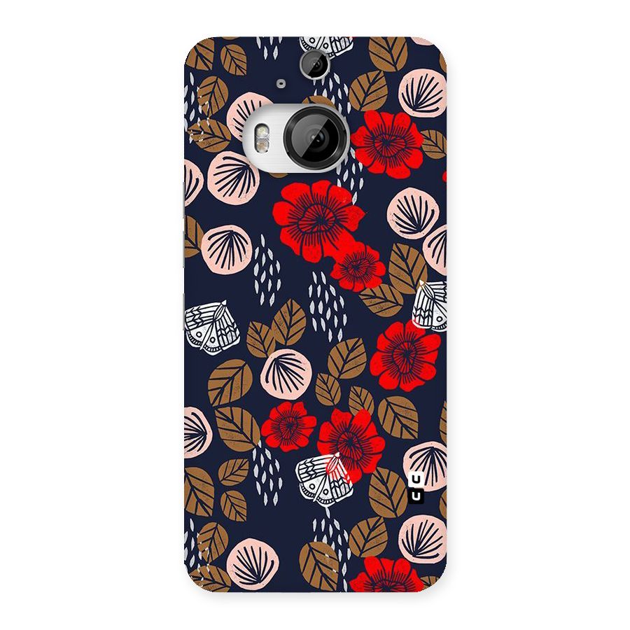 Orange Flora Back Case for HTC One M9 Plus