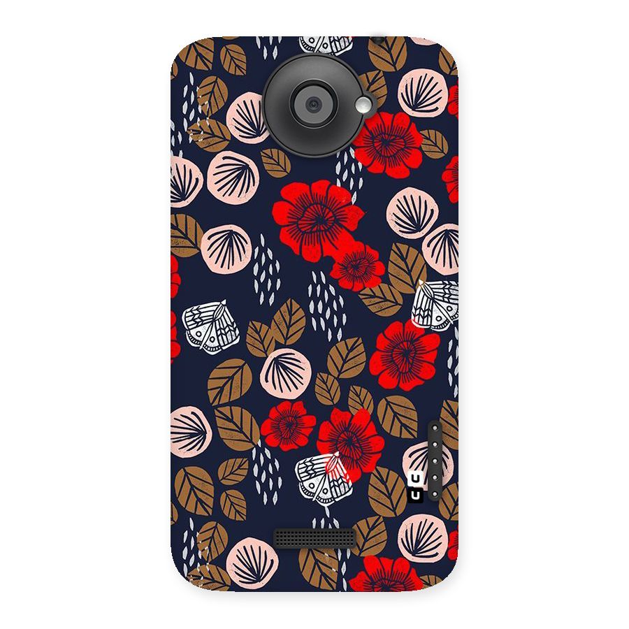 Orange Flora Back Case for HTC One X