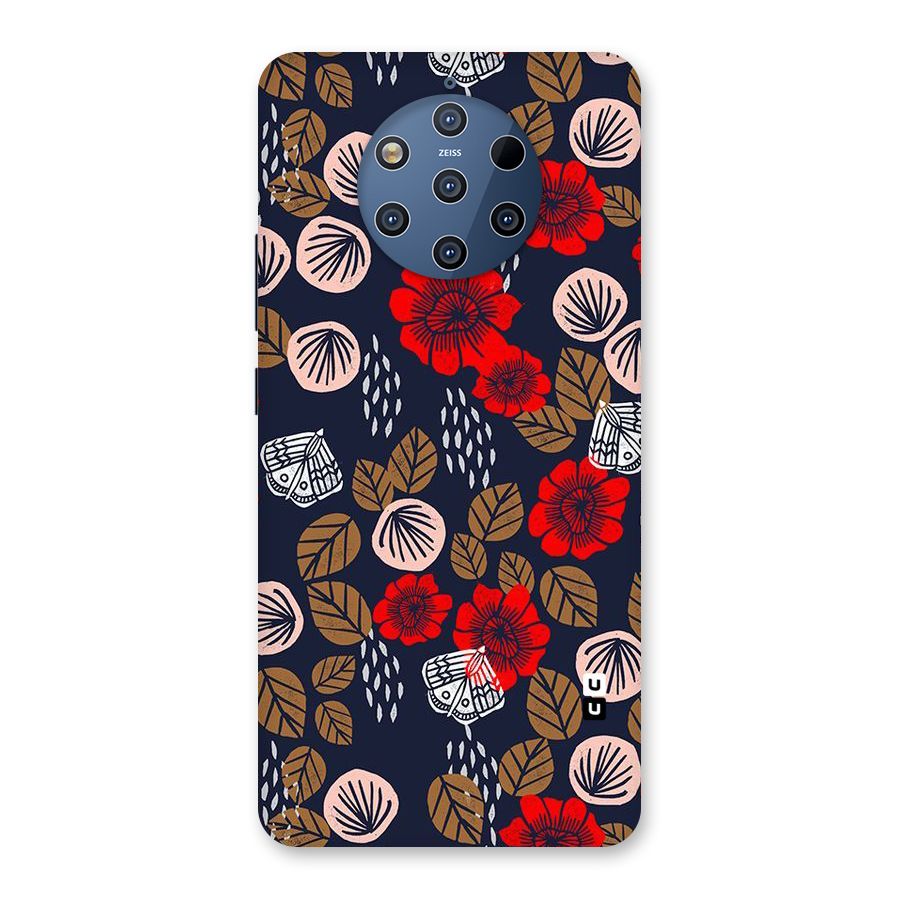 Orange Flora Back Case for Nokia 9 PureView