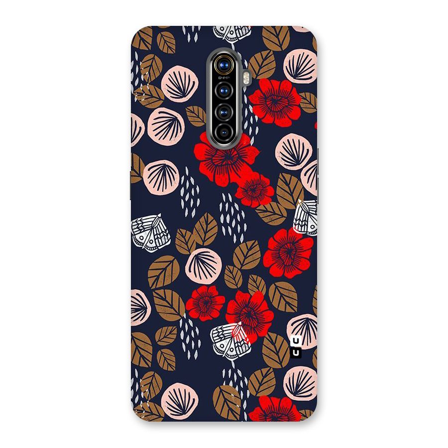 Orange Flora Back Case for Realme X2 Pro