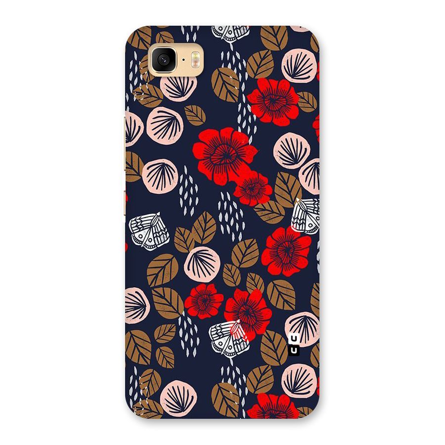 Orange Flora Back Case for Zenfone 3s Max