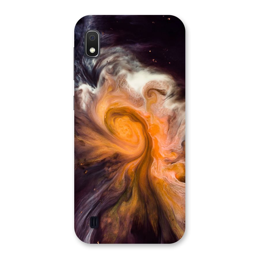 Orange Fusion Back Case for Galaxy A10