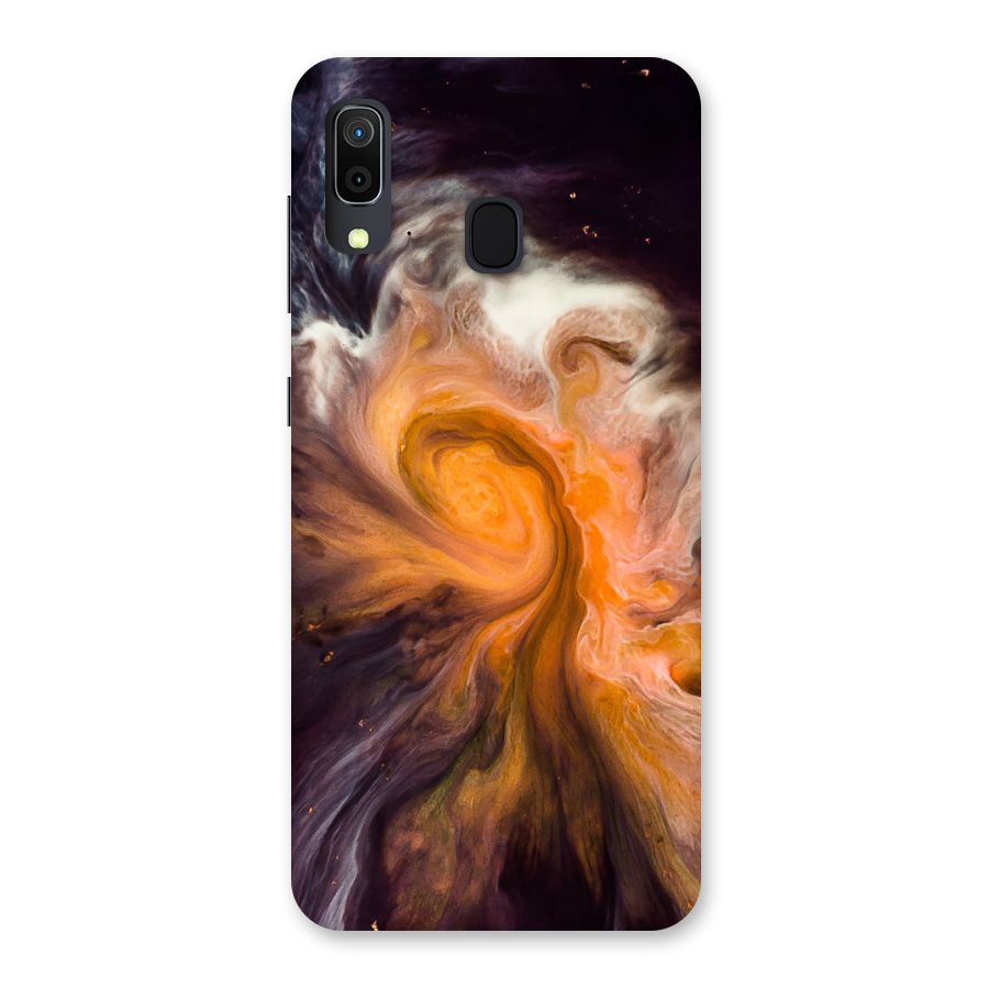 Orange Fusion Back Case for Galaxy A30