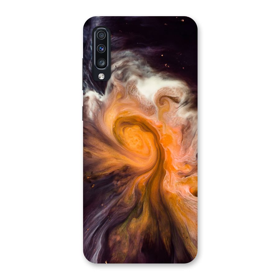 Orange Fusion Back Case for Galaxy A70