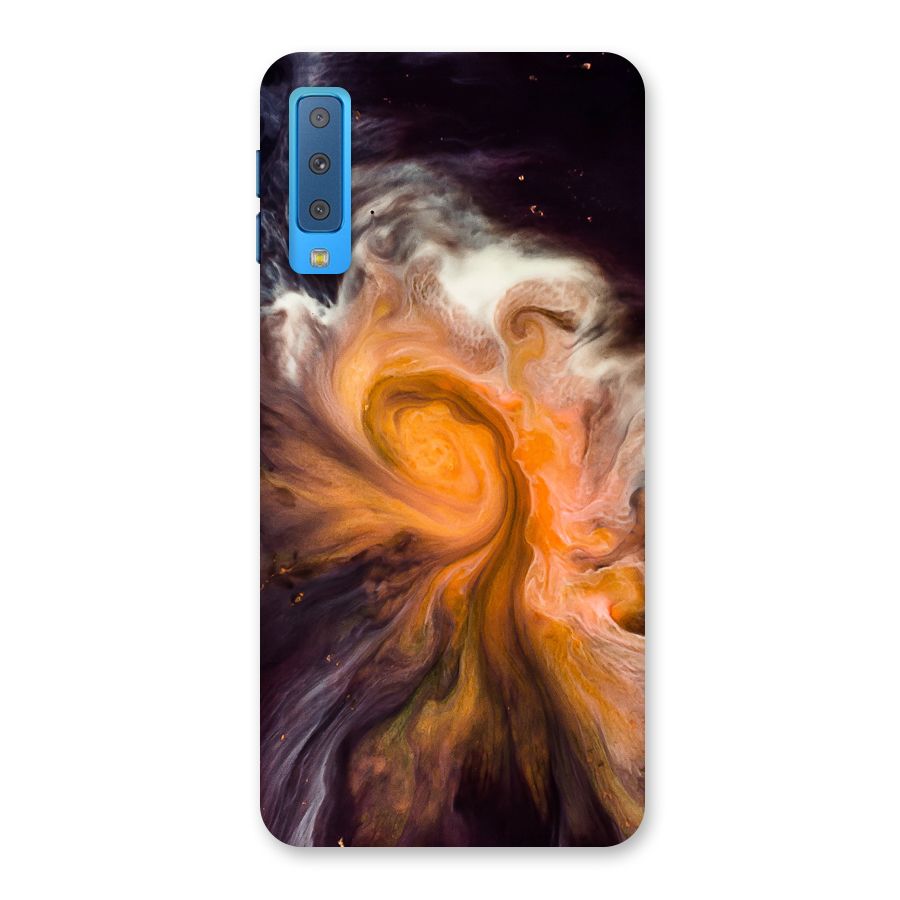 Orange Fusion Back Case for Galaxy A7 (2018)