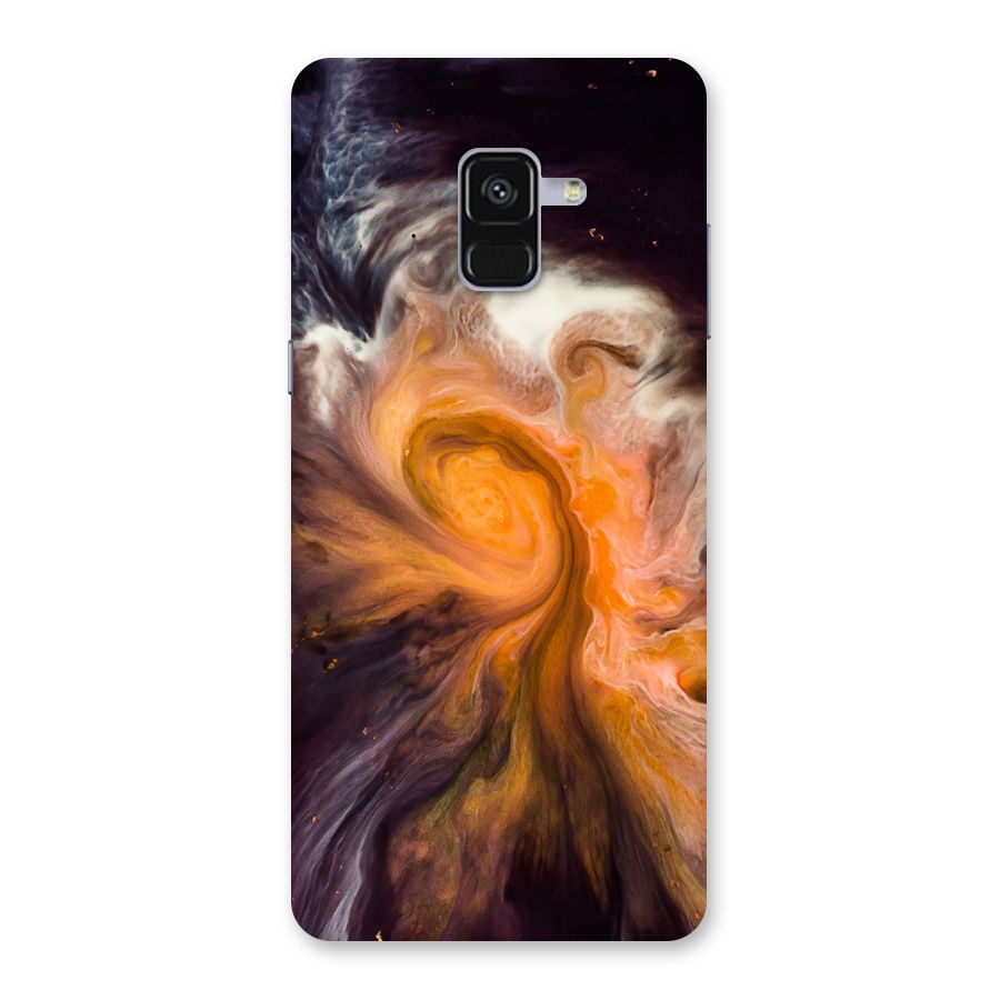 Orange Fusion Back Case for Galaxy A8 Plus