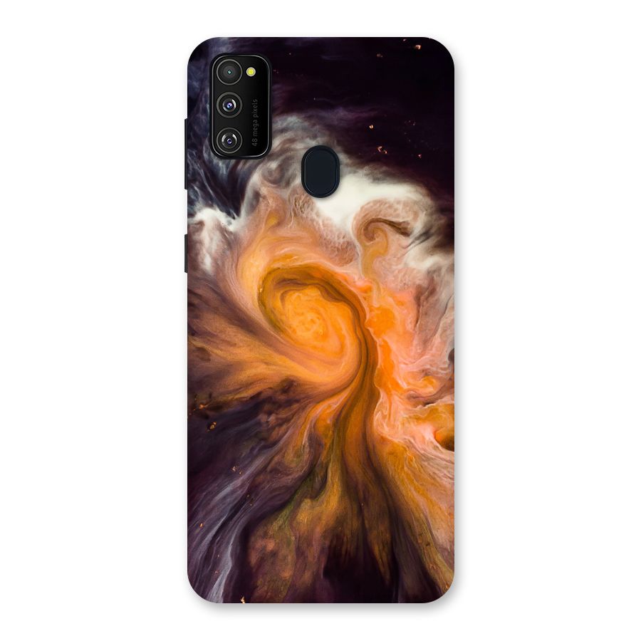 Orange Fusion Back Case for Galaxy M30s