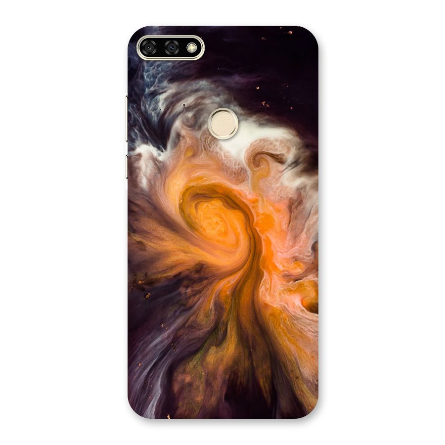 Orange Fusion Back Case for Honor 7A