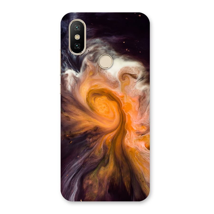 Orange Fusion Back Case for Mi A2