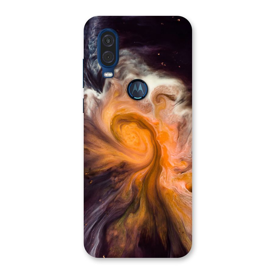 Orange Fusion Back Case for Motorola One Vision