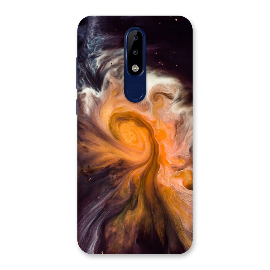 Orange Fusion Back Case for Nokia 5.1 Plus