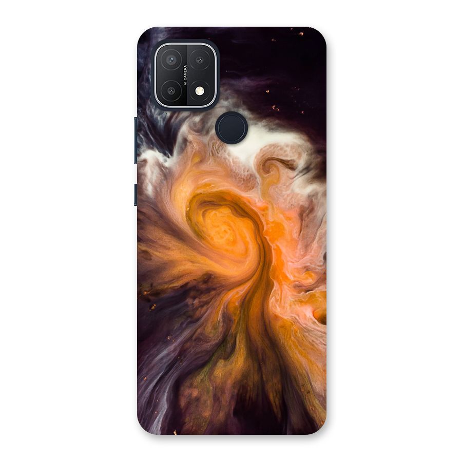 Orange Fusion Back Case for Oppo A15