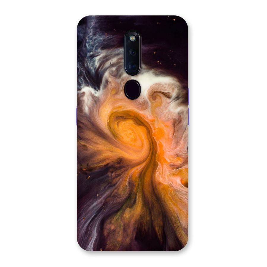 Orange Fusion Back Case for Oppo F11 Pro