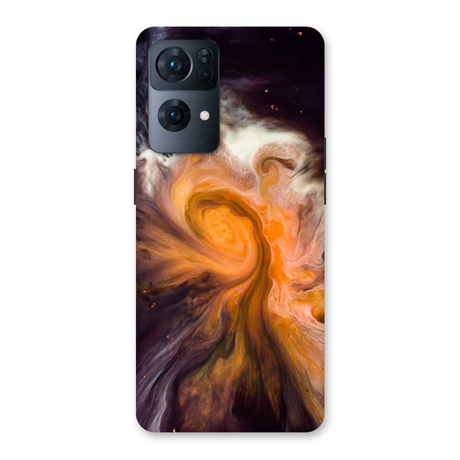 Orange Fusion Back Case for Oppo Reno7 Pro 5G