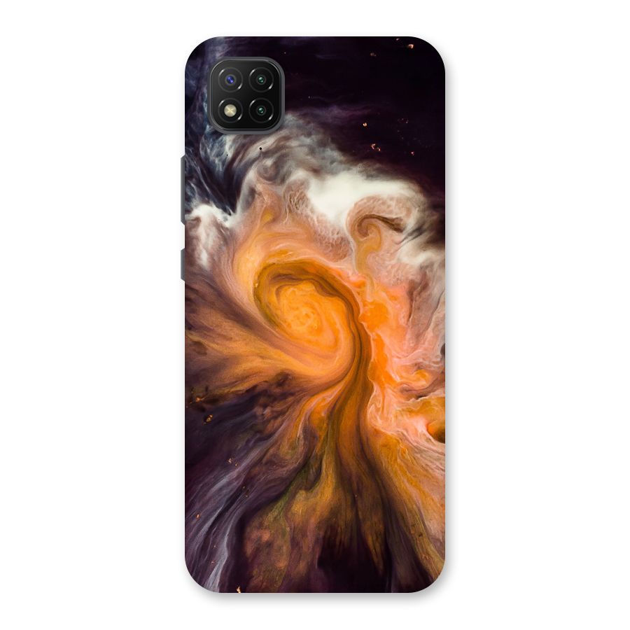 Orange Fusion Back Case for Poco C3