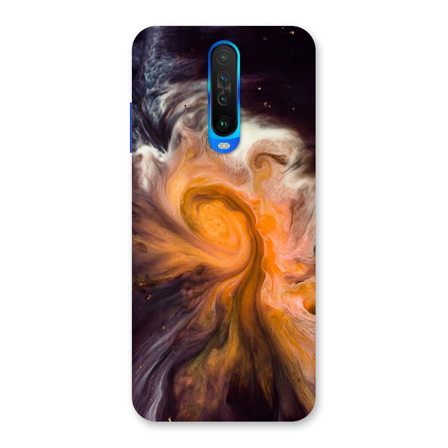 Orange Fusion Back Case for Poco X2