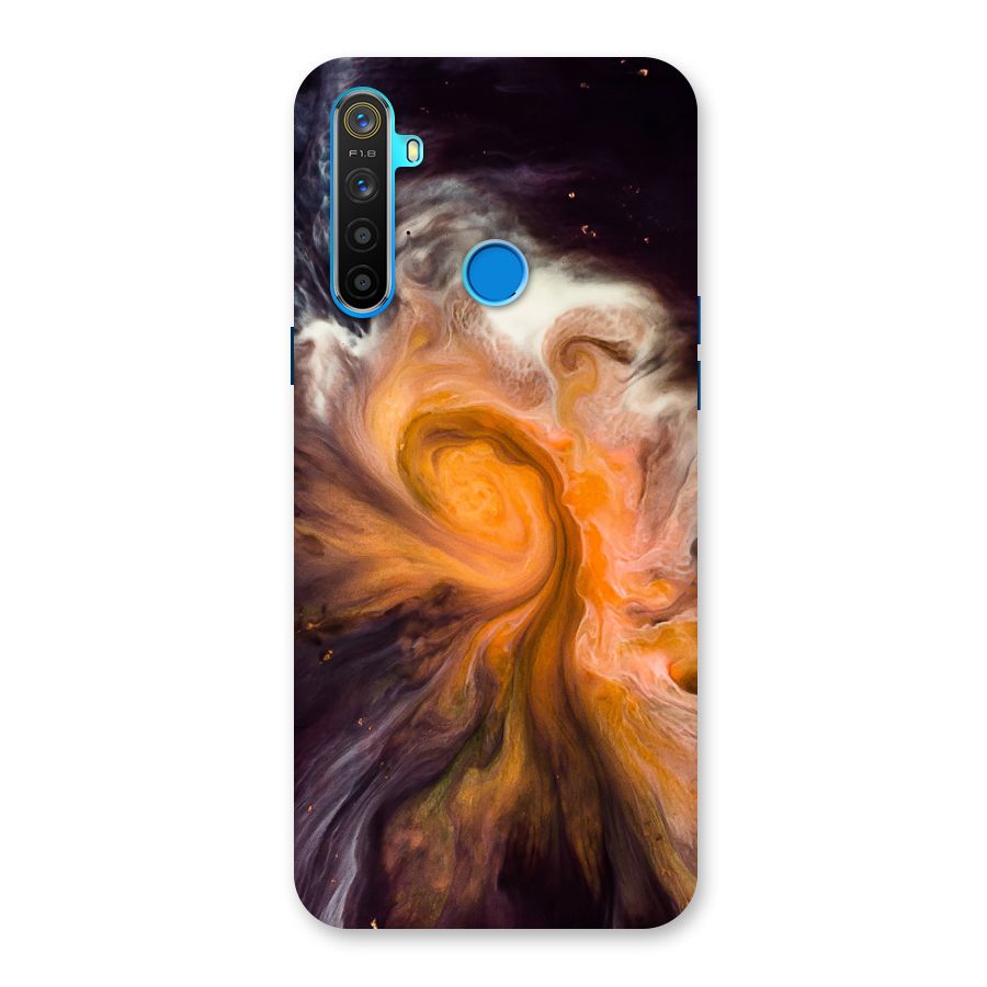 Orange Fusion Back Case for Realme 5