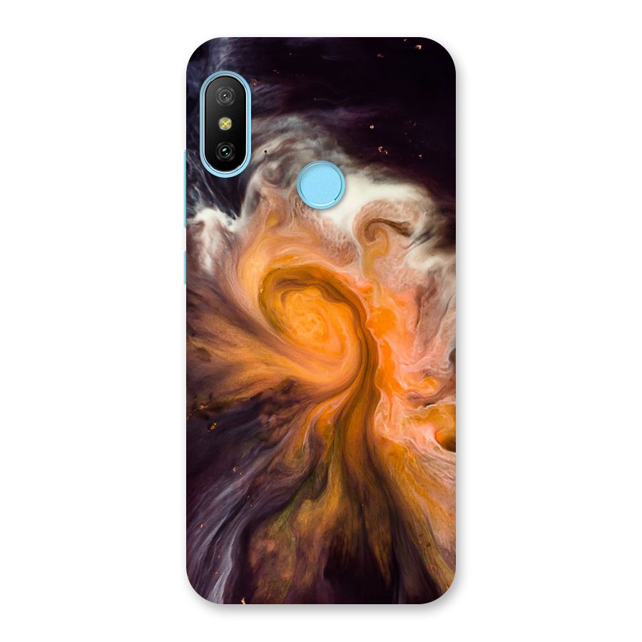 Orange Fusion Back Case for Redmi 6 Pro