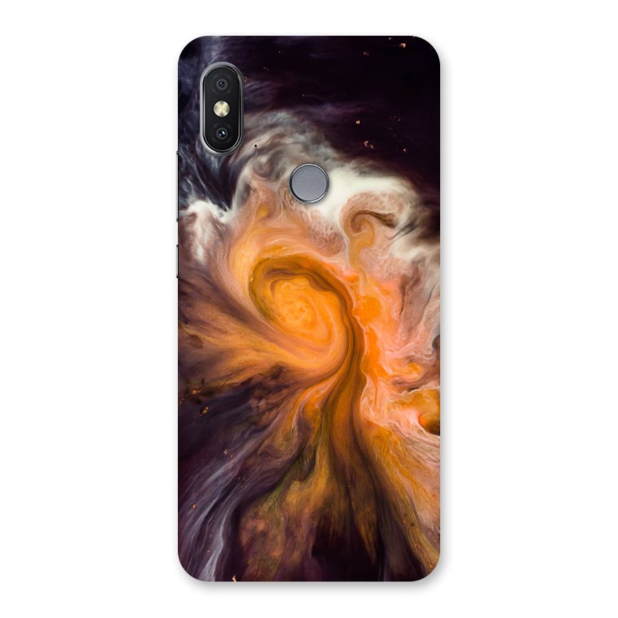Orange Fusion Back Case for Redmi Y2